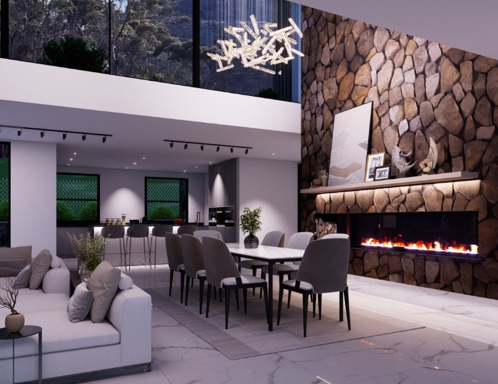 Fireplace Lounge View